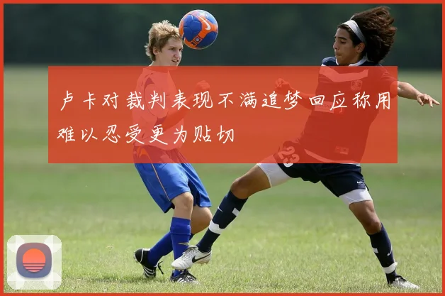 卢卡对裁判表现不满追梦回应称用难以忍受更为贴切