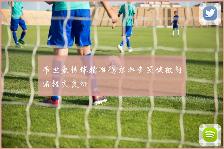 韦世豪传球精准德尔加多突破被封堵错失良机